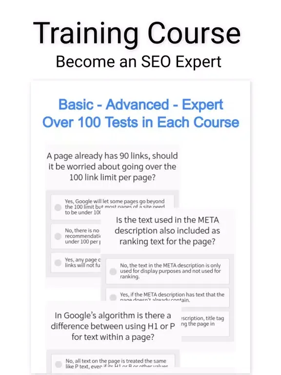 ภาพหน้าจอของ SEO Training & Tools iPad 