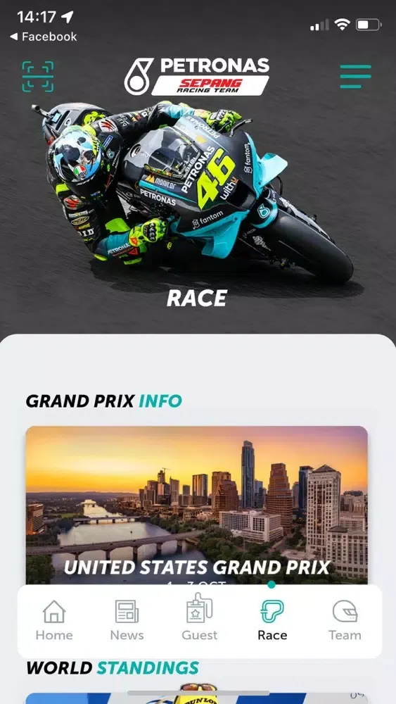 Zrzuty ekranu PETRONAS Sepang Racing Team