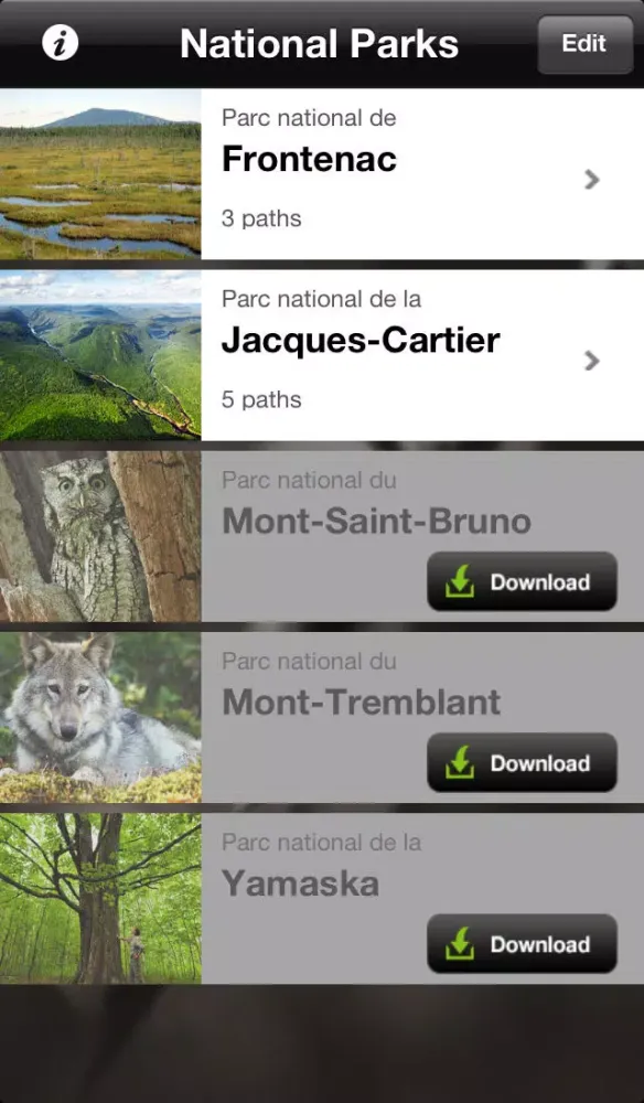 Screenshot di Park Path Explorer