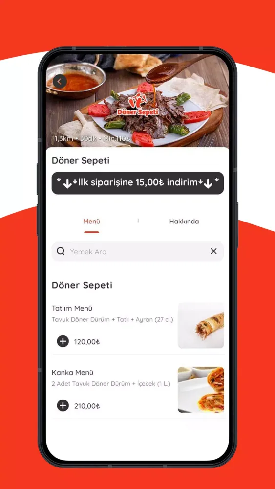Tangkapan layar Döner Sepeti