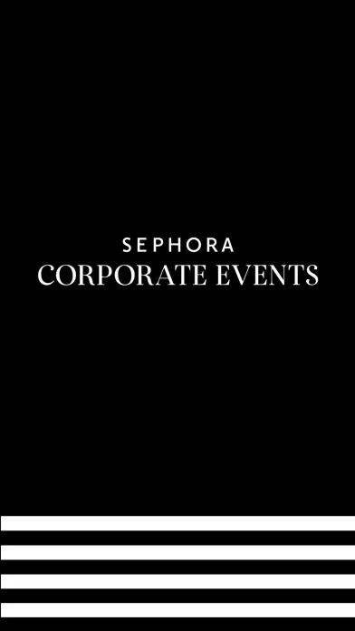 Capturas de pantalla de Sephora Corporate Events