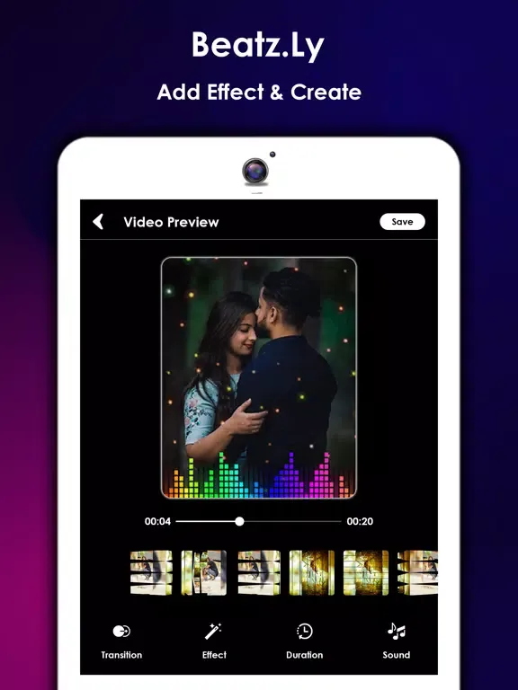 Beatz.ly music video maker iPad  スクリーンショット