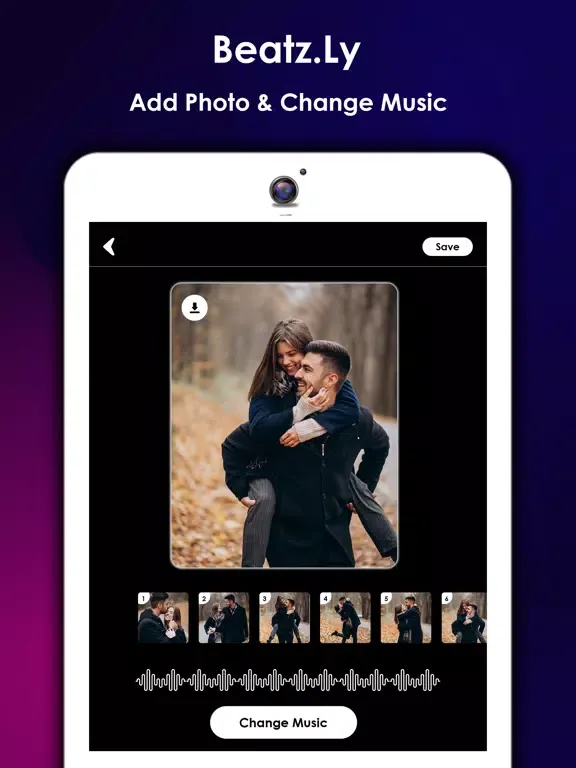Beatz.ly music video maker iPad  スクリーンショット