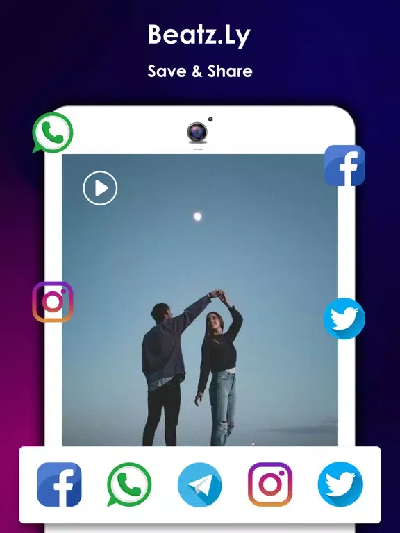 Beatz.ly music video maker iPad  スクリーンショット
