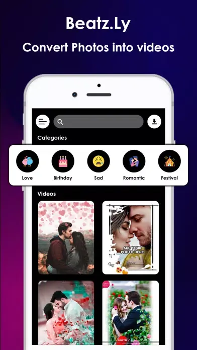 Beatz.ly music video maker スクリーンショット