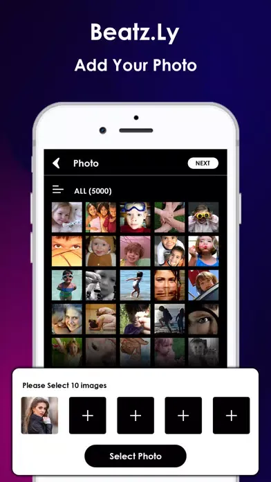 Beatz.ly music video maker スクリーンショット