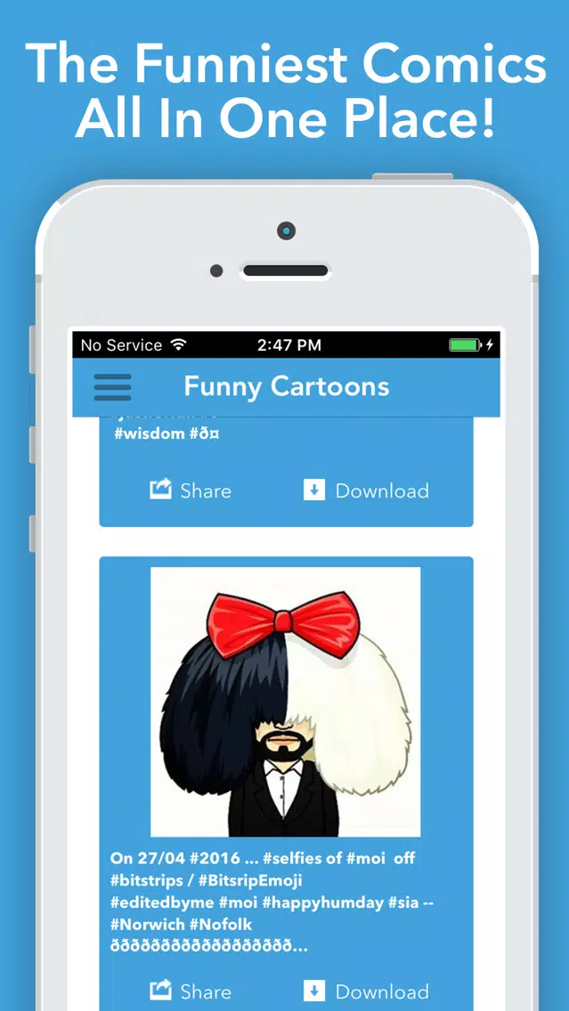 Funny Cartoon Strips and Photos Free - Download The Best Bit Comics স্ক্রিনশট