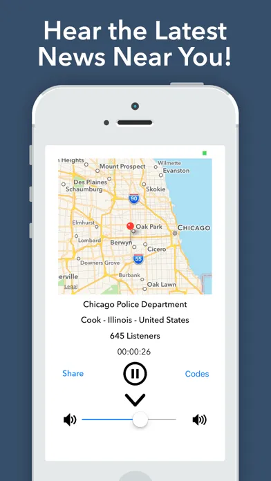 Zrzuty ekranu Police Scanner Radio - Pro