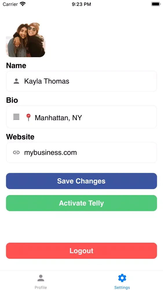 Telly - Share & Connect سکرین شاٹس