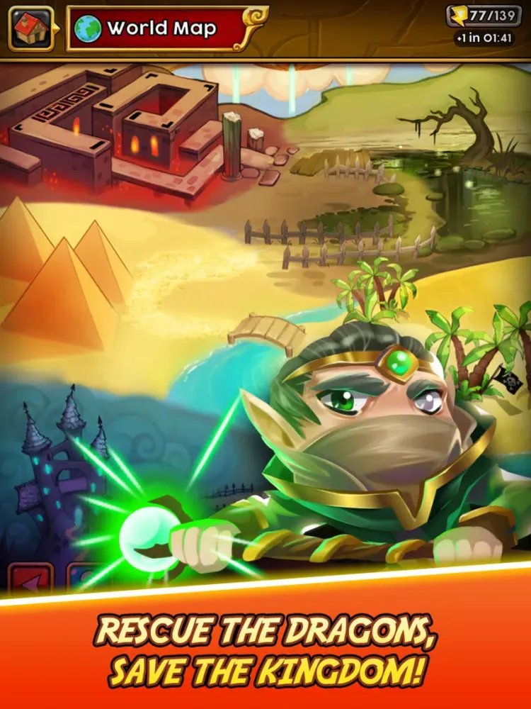 Tangkapan skrin Dragon's Watch RPG iPad 