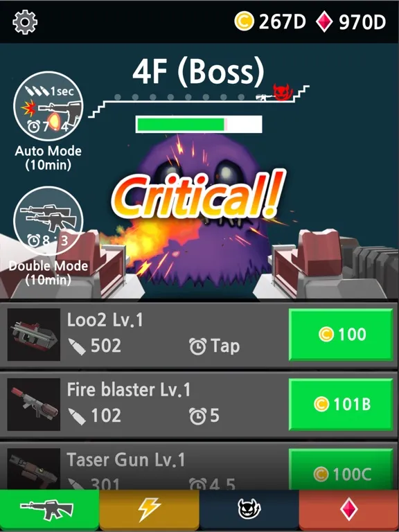 Captures d'écran de Tap Gunman iPad 