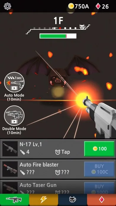 Captures d'écran de Tap Gunman