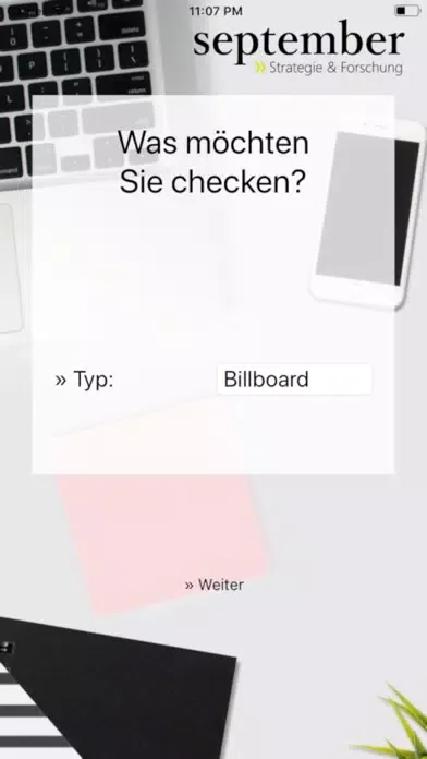 september Perception App スクリーンショット