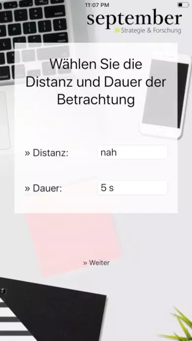 september Perception App スクリーンショット
