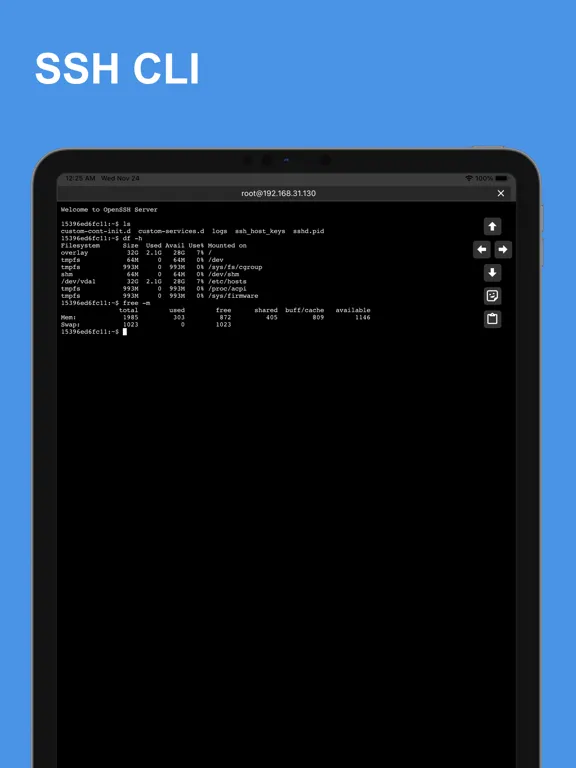 Скриншоты Docker & SSH Admin iPad 