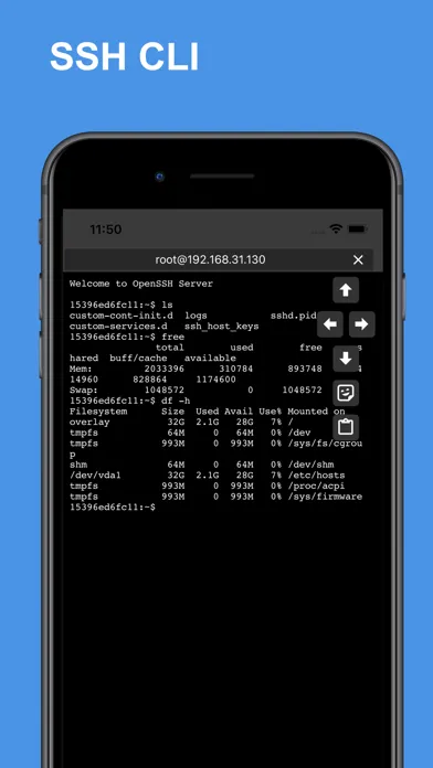 Скриншоты Docker & SSH Admin