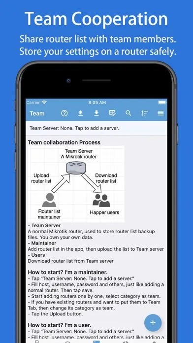 Captures d'écran de WinboxMobile - Router Admin