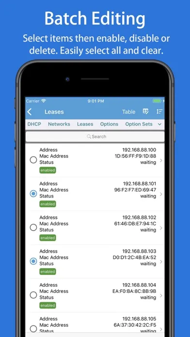 Captures d'écran de WinboxMobile - Router Admin