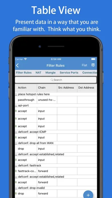 Captures d'écran de WinboxMobile - Router Admin