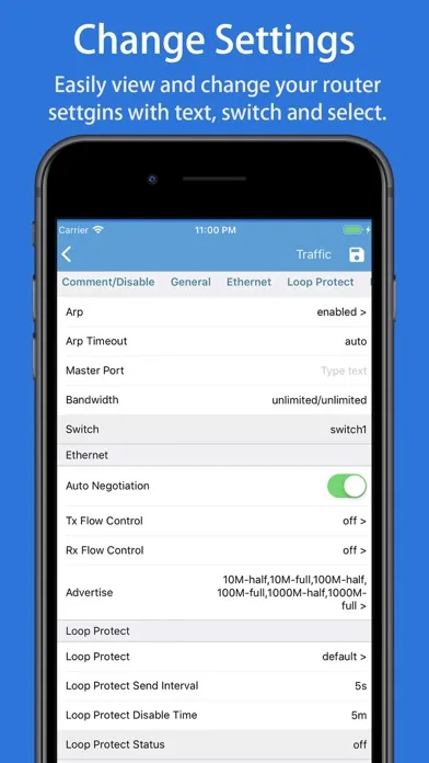 Captures d'écran de WinboxMobile - Router Admin