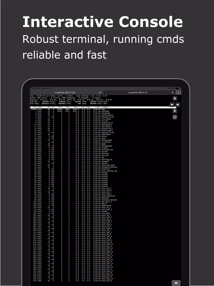 xTerminal Pro - SSH Client iPad 应用截图