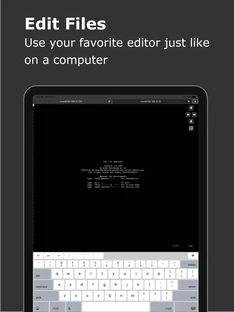 xTerminal Pro - SSH Client iPad 应用截图