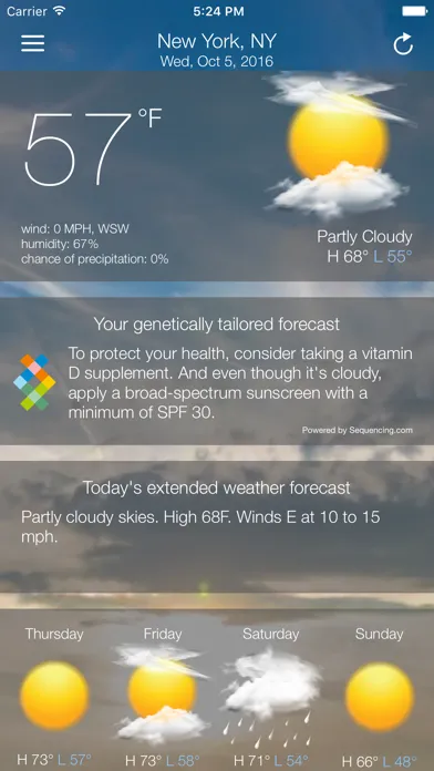 Weather My Way +RTP スクリーンショット