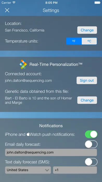 Weather My Way +RTP スクリーンショット