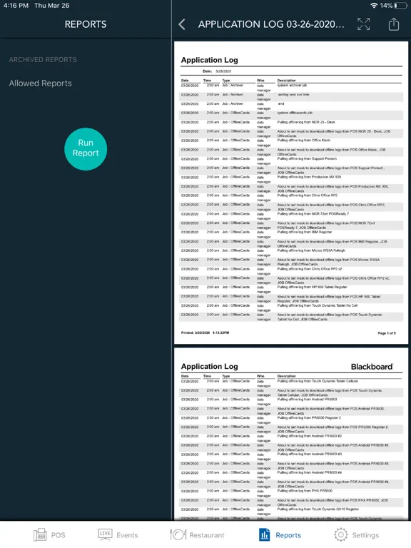 QP Dashboard iPad 應用截圖