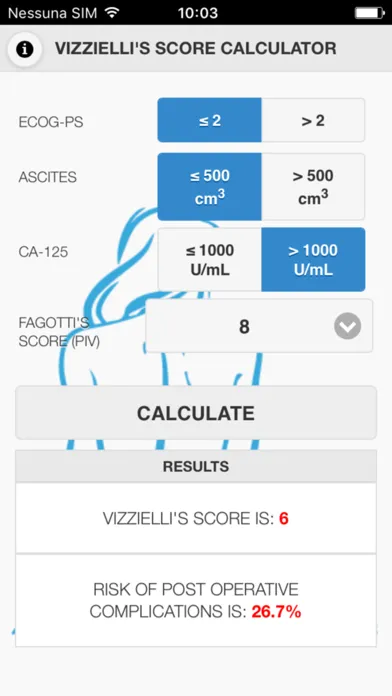 Vizzielli’s Score Calculator Screenshots