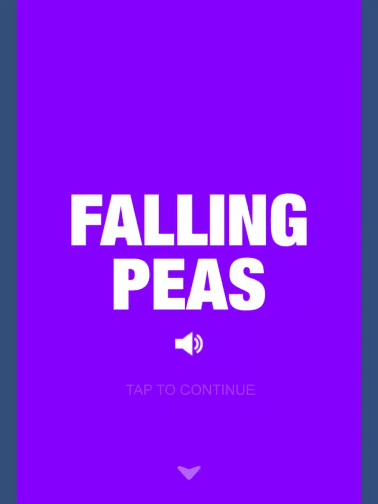 Falling Peas iPad  스크린샷