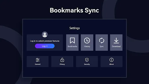 Zrzuty ekranu Open Browser - TV Web Browser