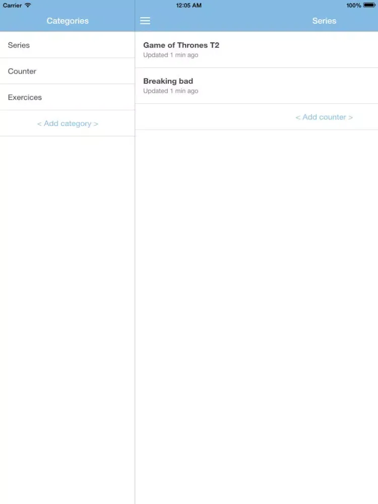 Tangkapan layar Easy Counter Free iPad 