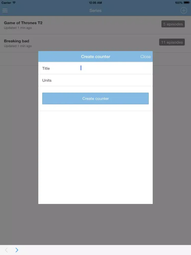 Tangkapan layar Easy Counter Free iPad 