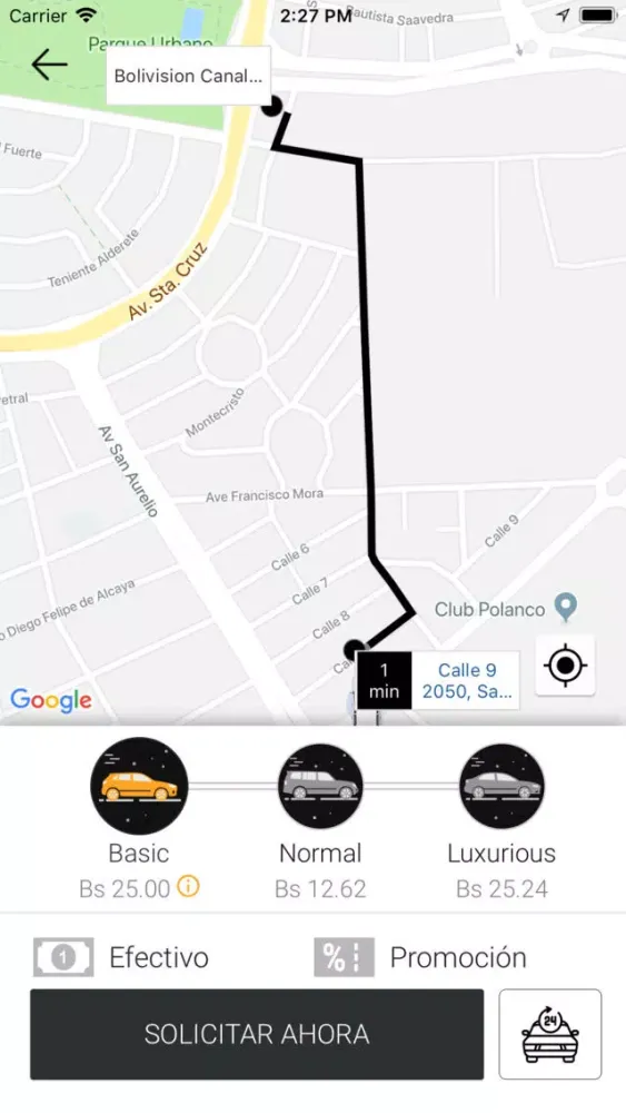 Capturas de tela do Sercan Taxi