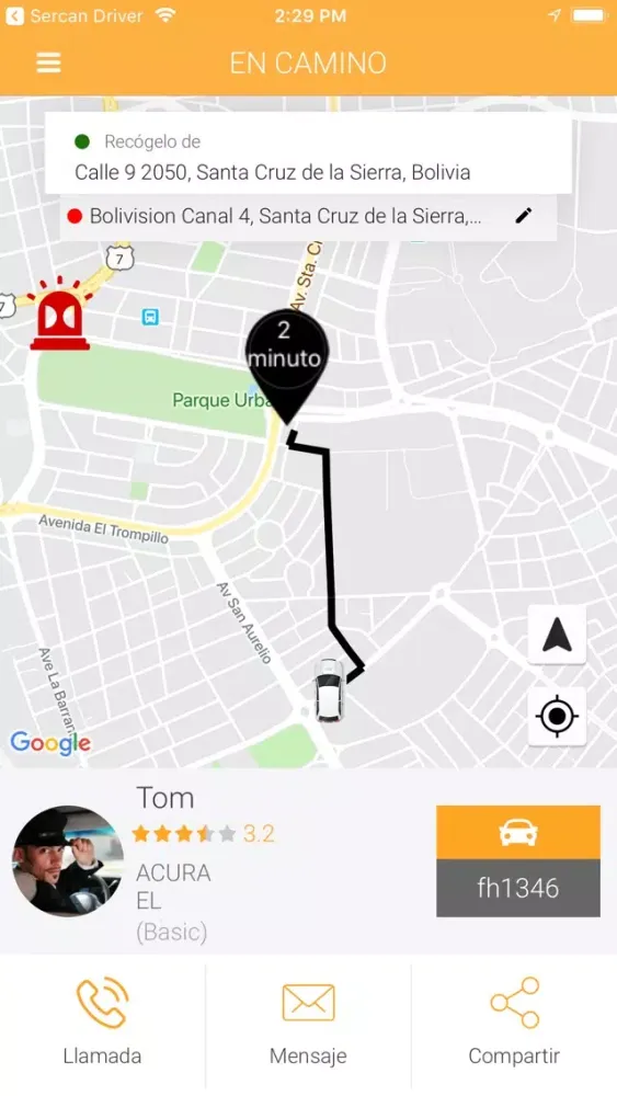 Capturas de tela do Sercan Taxi
