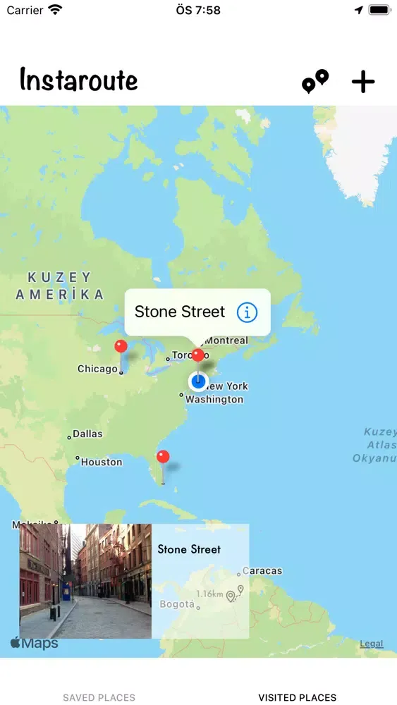 Instaroute Screenshots