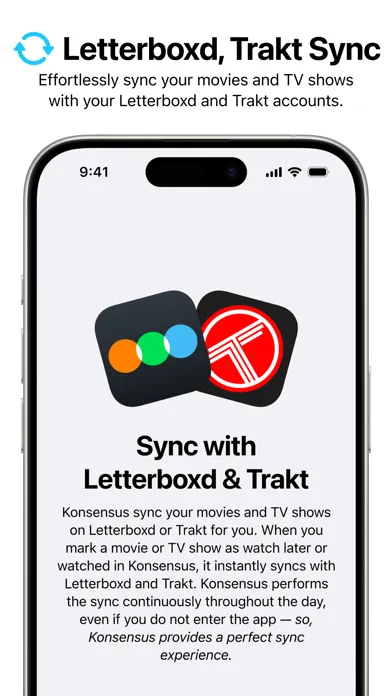 Konsensus: Trakt & Letterboxd स्क्रीनशॉट