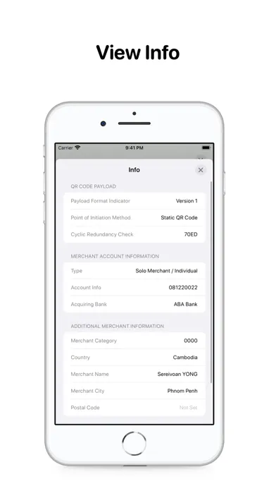 Screenshot di QR Book