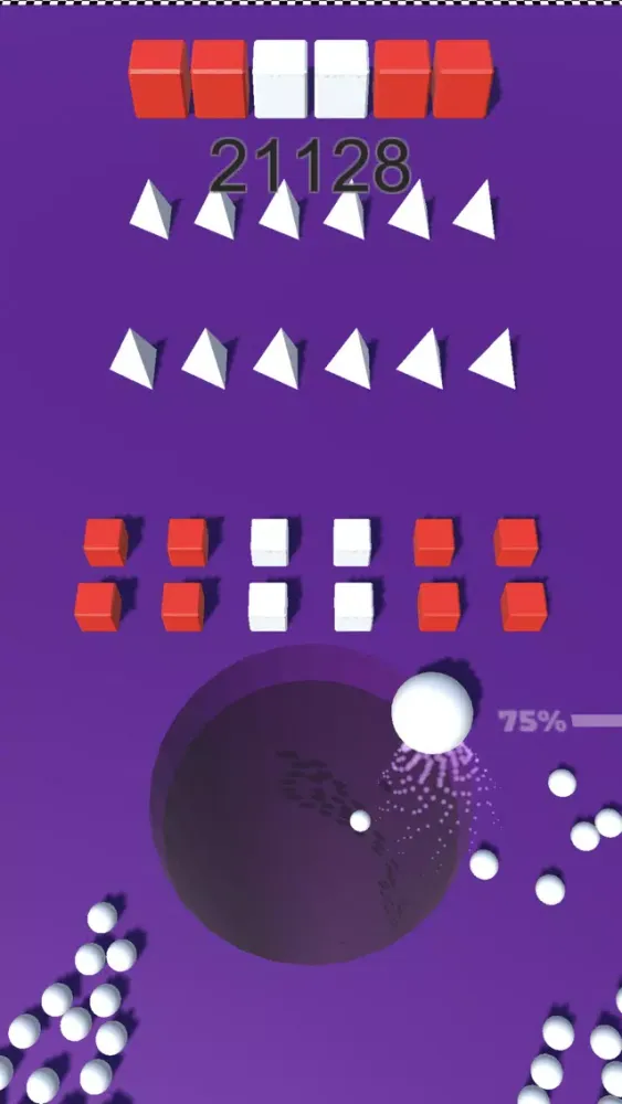 ภาพหน้าจอของ Hole vs Blocks