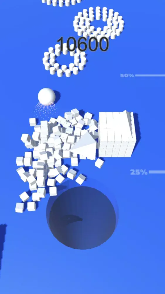 ภาพหน้าจอของ Hole vs Blocks