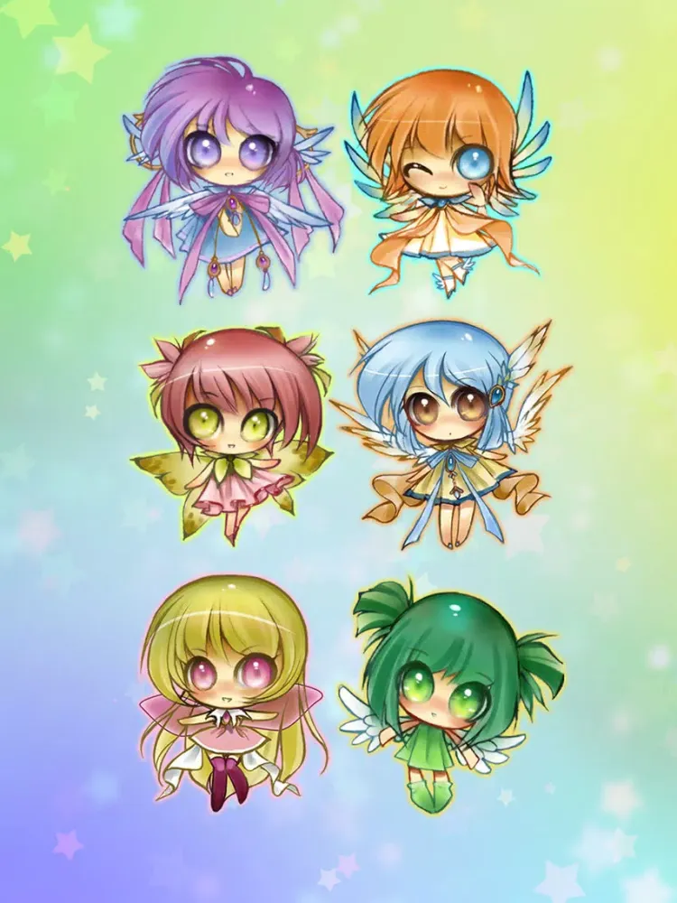 Captures d'écran de Anime Fairy Stickers iPad 