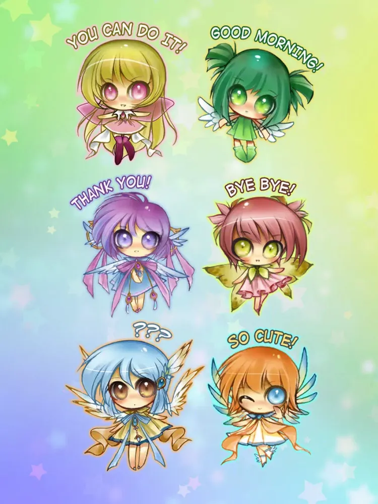Captures d'écran de Anime Fairy Stickers iPad 