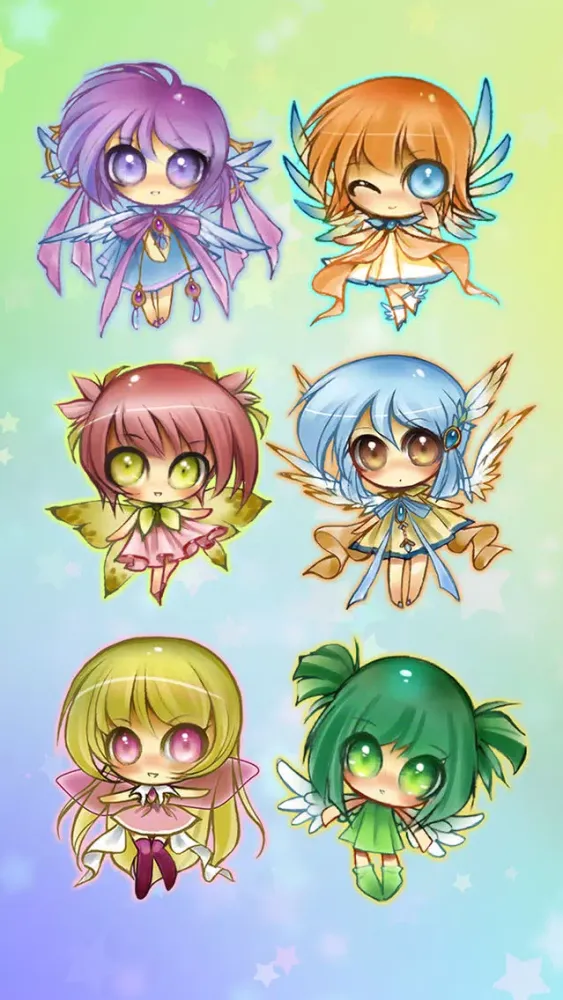 Captures d'écran de Anime Fairy Stickers