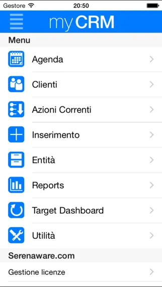 Tangkapan skrin myCRM