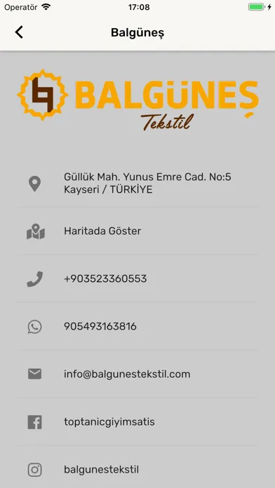 Balgüneş Tekstil स्क्रीनशॉट