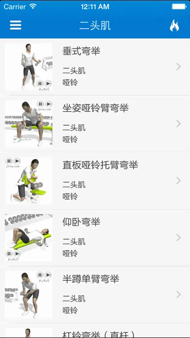 The perfect muscle exercise guide 3D應用截圖