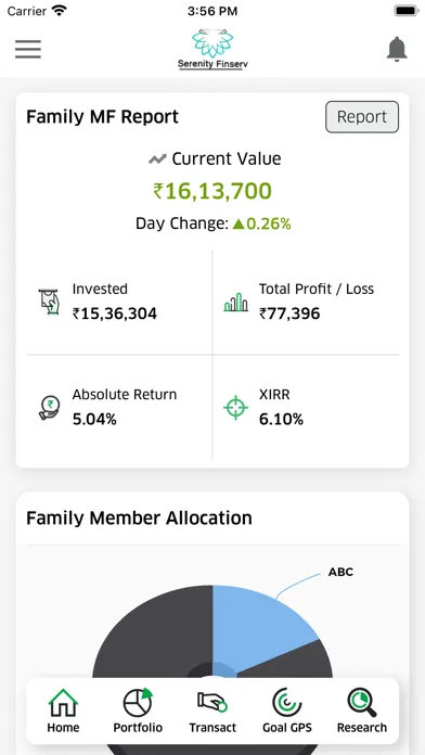 Serenity Finserv سکرین شاٹس