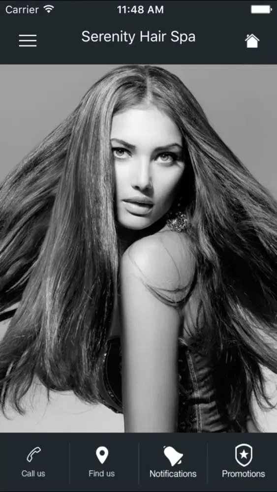Ảnh chụp màn hình của Serenity Hair Spa