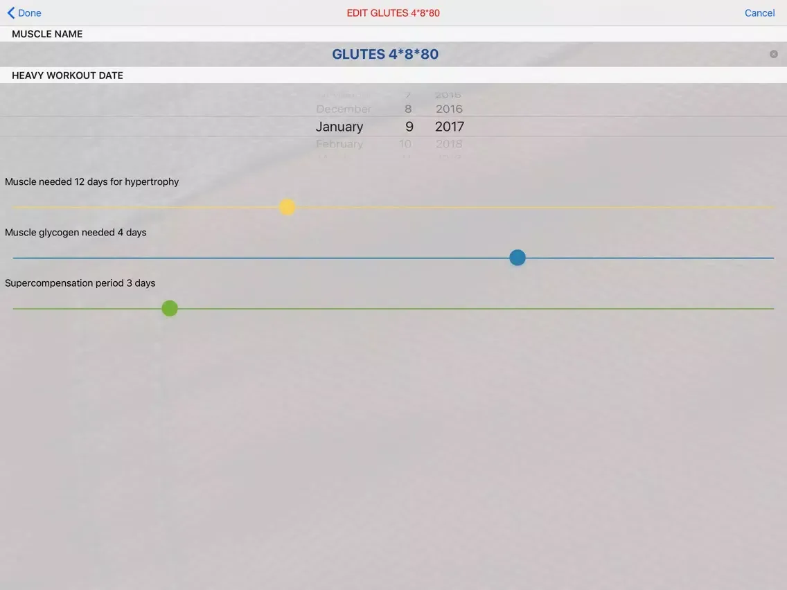 Скриншоты Muscle Health - Supercompensation Calculator iPad 